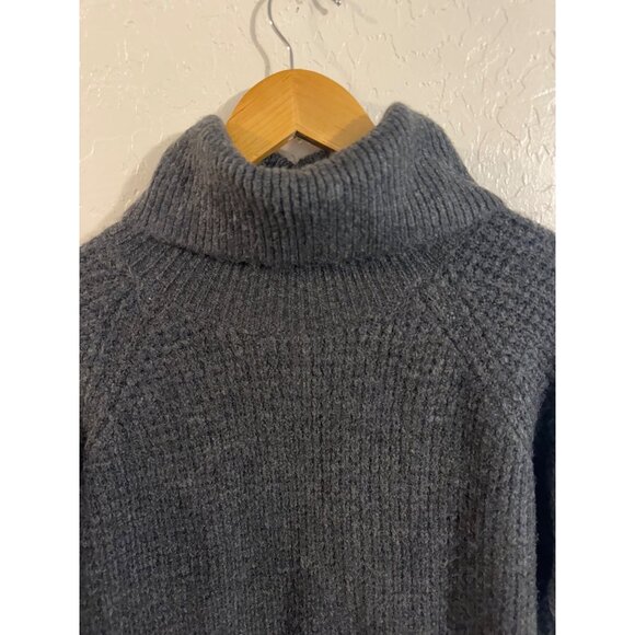 Kuhl Grey Sienna Long Sleeved Waffle Print Turtleneck Sweater - Picture 6 of 13